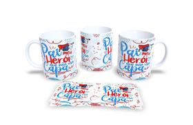 Caneca Xicara de Porcelana Personalizada Dia dos Pais Modelo 8