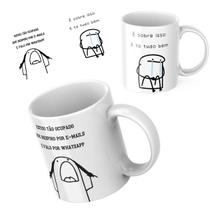 Caneca Xicara de Porcelana Personalizada Meme Divertido Flork Caneca Xicara de Porcelana Personalizada Meme Divertido Flork