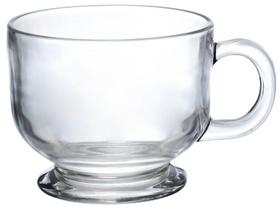 Caneca Xícara De Vidro Jumbo Para Sopa Caldo Cereal 500ml Caneca Xícara De Vidro Jumbo Para Sopa Caldo Cereal 500ml