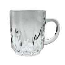 Caneca Xícara De Vidro Transparente Para Cappuccino Expresso Café 235ml Caneca Xícara De Vidro Transparente Para Cappuccino Expresso Café 235ml