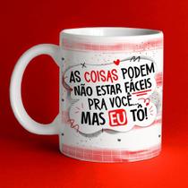 Caneca Xícara Dia Dos Namorados Frase Tô Fácil Pra Você Casal Love Presente Amor- MEGA OFERTA!
