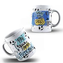 Caneca Xícara Dia dos Pais Personalizada Pai Que Ama Futebol Presente - MEGA OFERTA!
