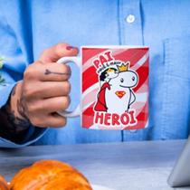 Caneca Xícara Dia dos Pais Personalizada Pai Você É Meu Herói Divertida - MEGA OFERTA!