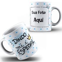 Caneca Xícara Dindo Padrinho Especial Personalizada Com Foto Batizado Tio Porcelana- MEGA OFERTA!