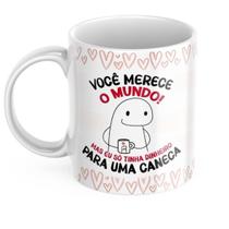 Caneca Xicara Engraçada Flork Divertida Presente Criativo