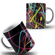 Caneca Xícara Músicos Letras De Música Abstratas Presente Certo Músico - MEGA OFERTA!