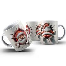 Caneca Xicara Natal criativa Presente Divertido Papai Noel