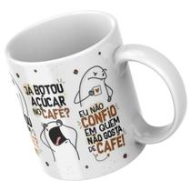 Caneca Xicara para Chá Personalizada de Porcelana Meme Flork Louco por Café Caneca Xicara para Chá Personalizada de Porcelana Meme Flork Louco por Café