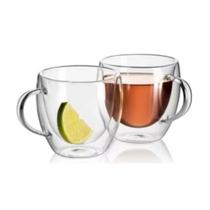 Caneca Xícara Parede Dupla Dopp Hauskraft 80ml 2pc