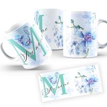 Caneca Xícara Personalizada com Nome Orquidea Caneca Xícara Personalizada com Nome Orquidea