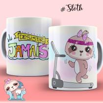 Caneca Xícara Personalizada Desistir Jamais Preguicinha Motivada- MEGA OFERTA! Caneca Xícara Personalizada Desistir Jamais Preguicinha Motivada- MEGA OFERTA!