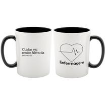 Caneca Xícara Personalizada Enfermeiro Com Nome Cor Branca