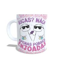 Caneca Xícara personalizada Flork Amigas Ricas não! Apenas podres Enjoadas - amiga14