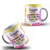 Caneca Xícara Personalizada Frase Motivacional O Segredo É Acreditar Presente- MEGA OFERTA!