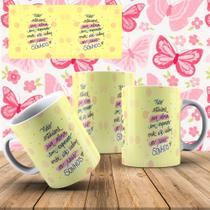 Caneca Xícara Personalizada Frase Motivacional Sonhos Amarelo Gratidão Vida Alma- MEGA OFERTA!