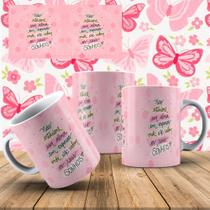 Caneca Xícara Personalizada Frase Motivacional Sonhos Rosa Gratidão Vida Alma- MEGA OFERTA!