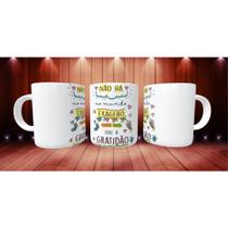 Caneca Xícara Personalizada Gratidão Diversos Modelos Energia Boa Inspiração Porcelana MEGA OFERTA!