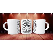 Caneca Xícara Personalizada Gratidão Diversos Modelos Energia Boa Inspiração Porcelana MEGA OFERTA!