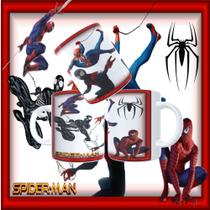 Caneca Xícara Personalizada Homem Aranha Versões Trajes Diversos Aniversário Presente