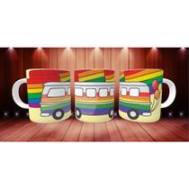 Caneca Xícara Personalizada Kombi LGBT e LGBTQIA+ Porcelana- MEGA OFERTA!