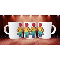 Caneca Xícara Personalizada Luta Por Mais Direito LGBT e LGBTQIA+ Porcelana- MEGA OFERTA!