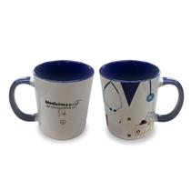 Caneca Xícara Personalizada Médico Com Nome Cor Branca
