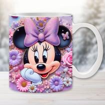 Caneca Xicara Personalizada Minnie Disney EFEITO 3D