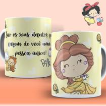 Caneca Xícara Personalizada Princesas Motivacional Pessoa Única Gratidão- MEGA OFERTA!