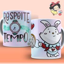 Caneca Xícara Personalizada Princesas Motivacional Respeite O Seu Tempo Gratidão- MEGA OFERTA!