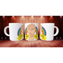 Caneca Xícara Personalizada Vários Modelos LGBT e LGBTQIA+ Porcelana MEGA OFERTA!