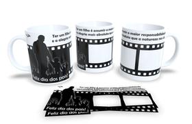 Caneca Xicara Porcelana Personalizada Dia Dos Pais 9.5cm.