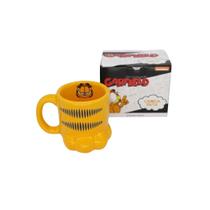 Caneca Xicara Porcelana Personalizada Formato 3D Pata Gatinho Garfield Licenciado Zona Criativa