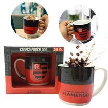 Caneca Xicara Porcelana Premium 300Ml Café Clube Regatas Do