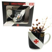 Caneca Xicara Porcelana Premium Urban 300Ml Café Vasco Preto