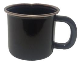 Caneca Xícara Retrô Esmaltada 300ml Café Chá JJB Utilidades Caneca Xícara Retrô Esmaltada 300ml Café Chá JJB Utilidades