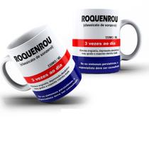 Caneca Xícara Roquenrou Rótulo De Caixa De Remédi Engraçada e Divertida- MEGA OFERTA!