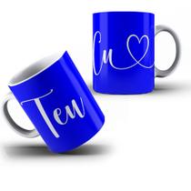 Caneca Xícara Teu Cu Fundo Azul Engraçada E Divertida Personalizada- MEGA OFERTA!