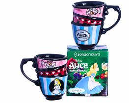 Caneca Xícaras 250ml Alice No País das Maravilhas Disney ZC