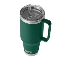 Caneca YETI Rambler 1,25 L com tampa de palha em aço isolado a vácuo