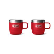 Caneca YETI Rambler 180ml - Pacote com 2 Unidades (Vermelha) - Aço Inoxidável