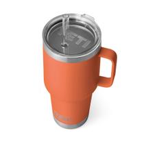 Caneca YETI Rambler 1L com tampa de palha de aço inoxidável isolada a vácuo