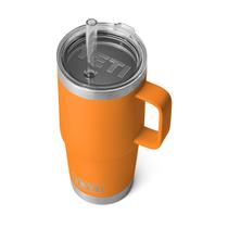 Caneca YETI Rambler 750 ml com canudo, isolada a vácuo, aço inoxidável