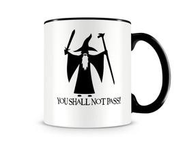 Caneca You Shall Not Pass Preta