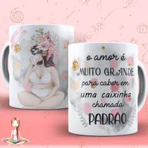 CanecaNão Desalinha Muito Grande Para Caber Em Uma Caixinha Meditação Zen Gratidão-MEGA OFERTA!