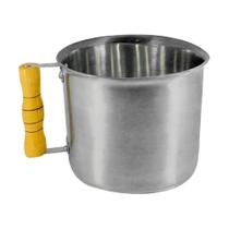 Canecao 236-DF para Cozinha Aluminio Fundido Polido Cabo Madeira 3L Inox Diviforte Canecao 236-DF para Cozinha Aluminio Fundido Polido Cabo Madeira 3L Inox Diviforte
