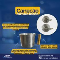 Canecão alumínio batido 2 Litros