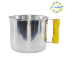 Canecão Com Orla De Aluminio E Cabo de Madeira N 12 - 1.2 Litros - Global Alumínio Canecão Com Orla De Aluminio E Cabo de Madeira N 12 - 1.2 Litros - Global Alumínio