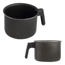 Canecão Fervedor Água Chá Leiteira Teflon Preto 12 - 1,2l Canecão Fervedor Água Chá Leiteira Teflon Preto 12 - 1,2l