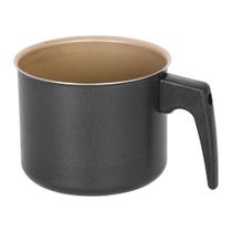 Canecão Leiteira Antiaderente Preto e Creme 1 Litro nº12