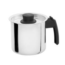 Canecão Leiteira Fervedor 1,10 Litros C/tampa N 12 Polido Alumínio